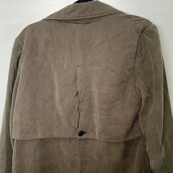 Zara olive trench coat - Picture 7 of 7